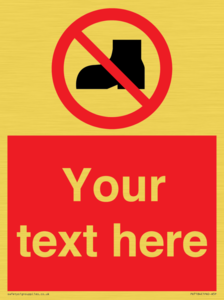 Custom No outdoor footwear